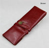 Roll Leather Pen Pencil Case